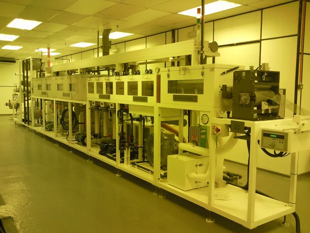 Flexible film manufacturing line