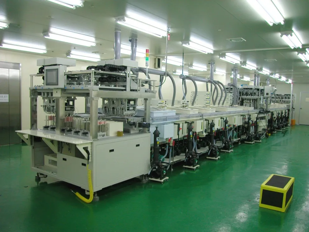 Plating and etching line
