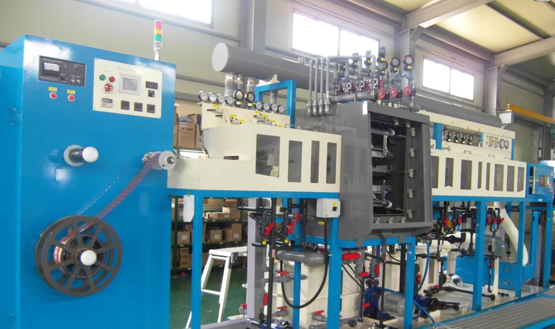Etching and plating simulation machine